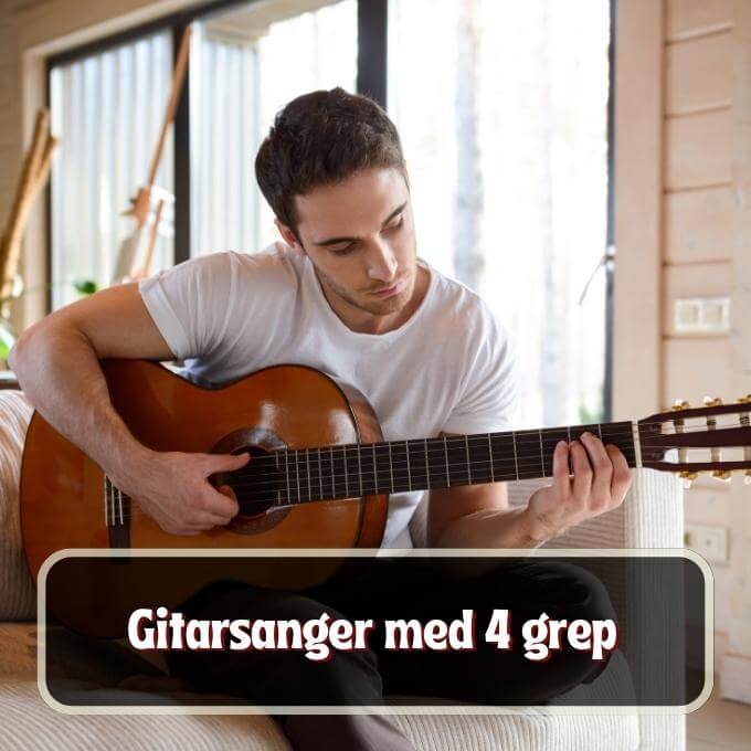 Gitarsanger med 4 grep